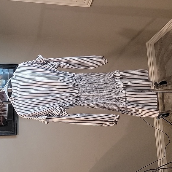 NWT  HL Affair Stripped Dress - Picture 8 of 11